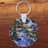 Blauwe Sodaliet Sleutelhanger (Voorkant)