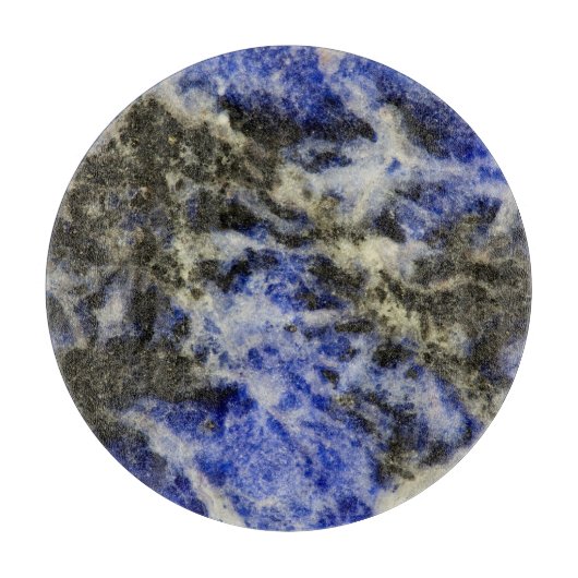 Blauwe Sodaliet Snijplank (Voorkant)