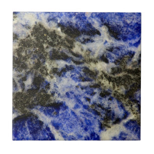 Blauwe Sodaliet Tegeltje
