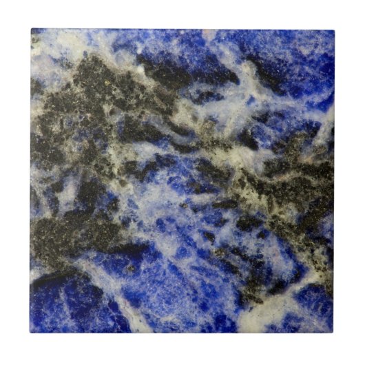 Blauwe Sodaliet Tegeltje (Voorkant)