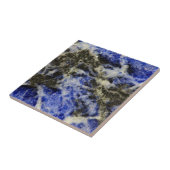 Blauwe Sodaliet Tegeltje (Zijkant)