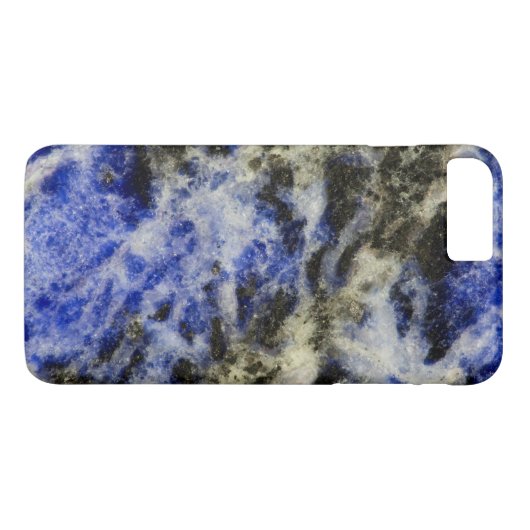 Blauwe sodoliet Case-Mate iPhone case (Achterkant (Horizontaal))