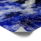 Blauwe sodoliet poster (Hoek)