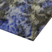 Blauwe sodoliet snijplank (Hoek)