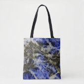 Blauwe sodoliet tote bag (Voorkant)