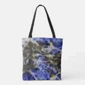 Blauwe sodoliet tote bag (Achterkant)