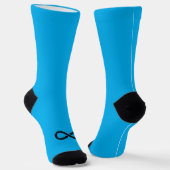 blauwe sokken (Gebogen)