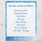 Blauwe spa voor Sjabloon brochure (Achterkant)