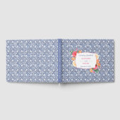 Blauwe Spaanse Tegels met Citrus Sinaasappels Brui Gastenboek (Volledig)