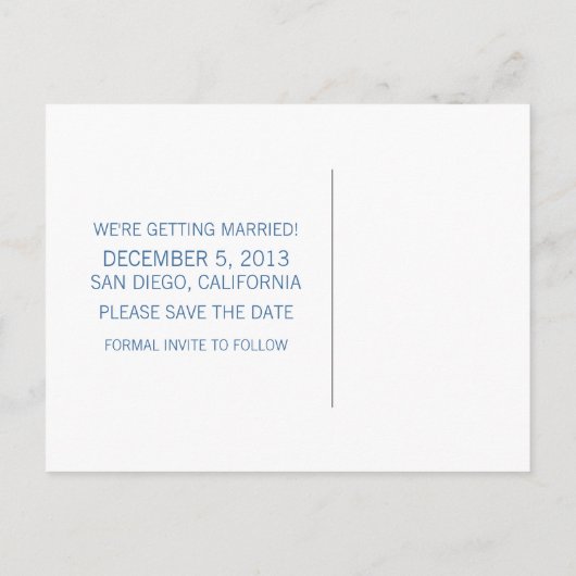 Blauwe Sparkly Holiday Boom sparen het Briefkaart (Achterkant)