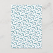 Blauwe sparren voor winterevenement informatiekaartje (Achterkant)