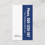 Blauwe Special Handyman Tools Layer Visitekaartje (Achterkant)