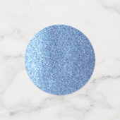 Blauwe Speelse Patronen Confetti (Kleine voorkant)