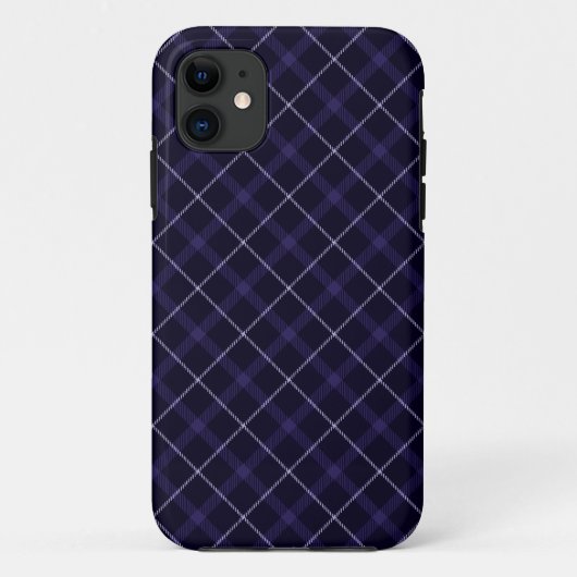 Blauwe speldenstaart/tritartan Case-Mate iPhone case (Achterkant)