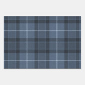 Blauwe speldeset papierbladen voor overvulling inpakpapier vel (Voorkant 2)