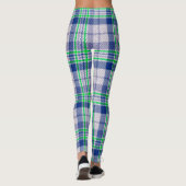 Blauwe spellen met groene Leggings (Achterkant)