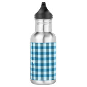 Blauwe spelnaam waterfles  (Rechts)