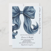 Blauwe spijkerbroek baby shower kaart (Voorkant)
