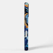 Blauwe spijkerbroek uil Case-Mate iPhone case (Achterkant / Rechts)