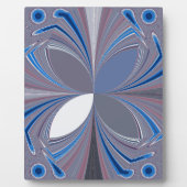 Blauwe spin fotoplaat (Voorkant)