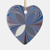 Blauwe spin keramisch ornament (Rechts)