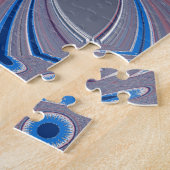 Blauwe spin legpuzzel (Zijkant)