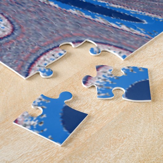 Blauwe spin legpuzzel (Zijkant)
