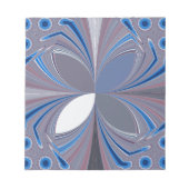 Blauwe spin notitieblok (Voorkant)