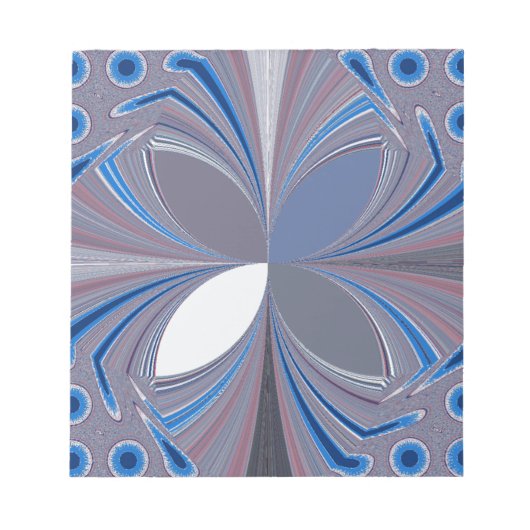 Blauwe spin notitieblok (Voorkant)