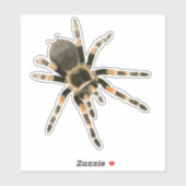 Blauwe spin sticker (Vel)