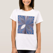 Blauwe spin t-shirt (Voorkant)