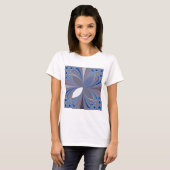 Blauwe spin t-shirt (Voorkant volledig)
