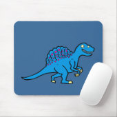 Blauwe Spinosaurus Muismat (Met muis)