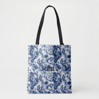 Blauwe Spiraal Custom Tas