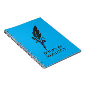 Blauwe spiraal notitieboek (Rechterzijde)