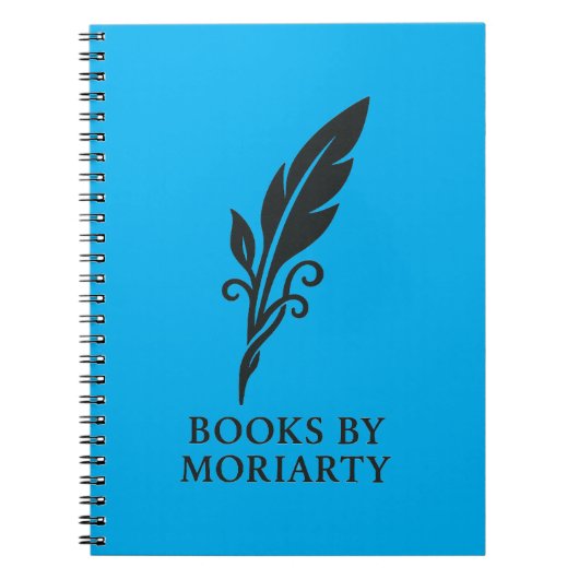 Blauwe spiraal notitieboek (Voorkant)