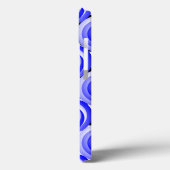 Blauwe spirale illusie door Kenneth Yoncich Case-Mate iPhone Case (Achterkant / Links)