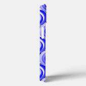 Blauwe spirale illusie door Kenneth Yoncich Case-Mate iPhone Case (Achterkant / Rechts)