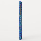 Blauwe Spirituele ventilator tuin Mandala Case-Mate iPhone Case (Achterkant/links)