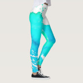blauwe splash leggings (Rechts)