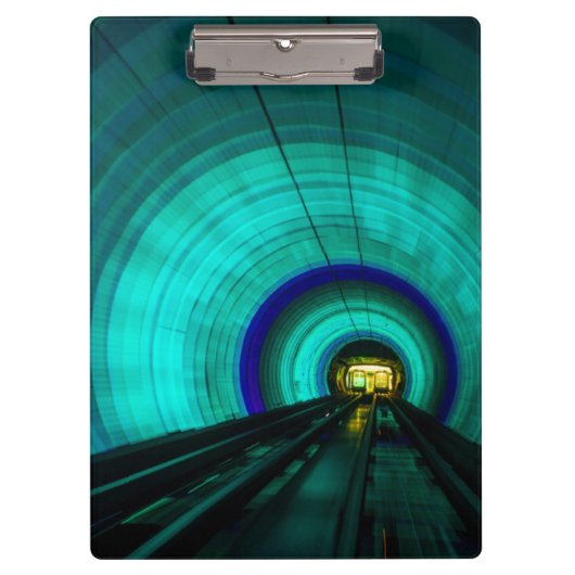 Blauwe spoortunnel, Singapore Klembord (Voorkant)
