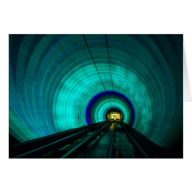 Blauwe spoorwegtunnel, Singapore (Voorkant Horizontaal)