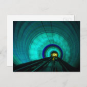 Blauwe spoorwegtunnel, Singapore Briefkaart (Voorkant / Achterkant)
