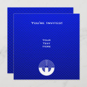 Blauwe sport kaart (Voorkant / Achterkant)