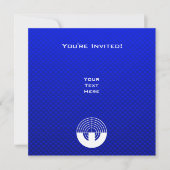 Blauwe sport kaart (Voorkant)