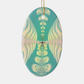 Blauwe Sprookje Keramisch Ornament (Rechts)