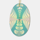 Blauwe Sprookje Keramisch Ornament (Links)