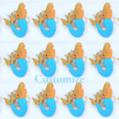 Blauwe staart Mermaids Thunder_Cove Sticker (Voorkant)