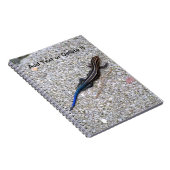 Blauwe Staart Skink notitieboek (Rechterzijde)