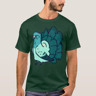 Blauwe staartduif t-shirt